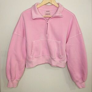 Abercrombie Essentials Half Zip Pull Over